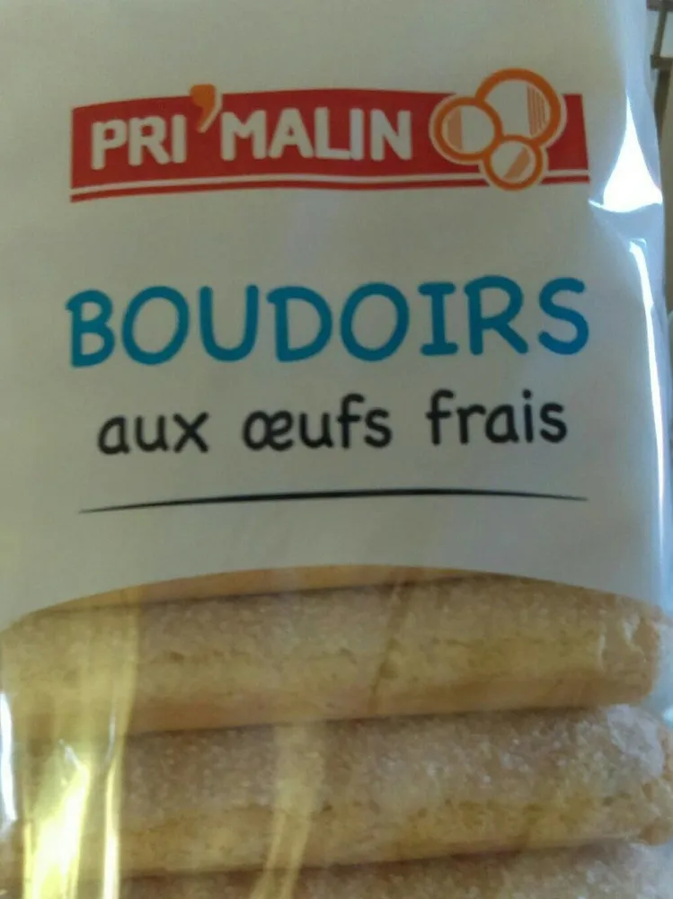 Boudoirs aux oeufs frais