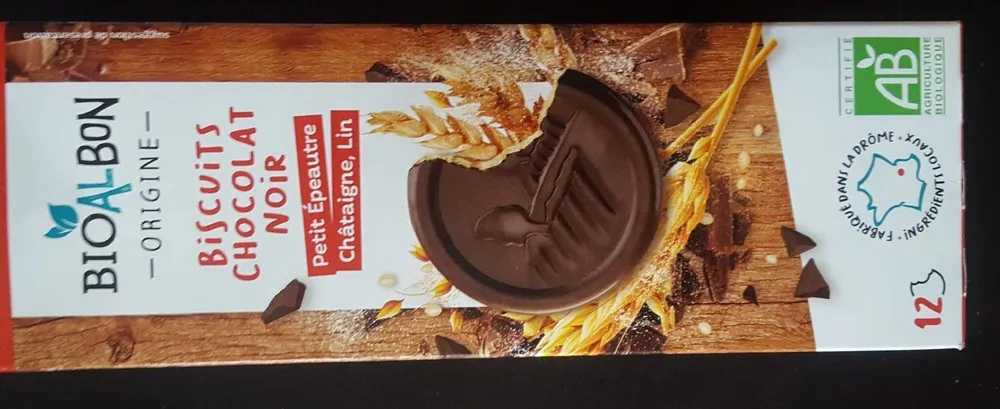 Biscuits chocolat noir