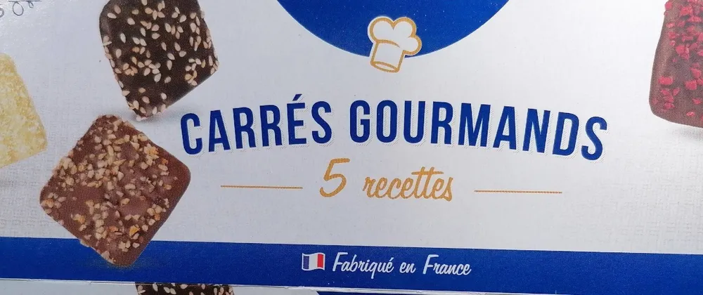 Carrés gourmands
