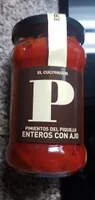 Pimientos del piquillo enteros con ajo