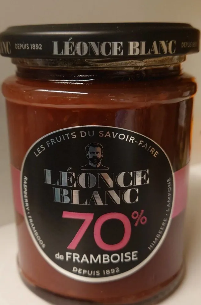 Confiture de framboise allégée en sucre