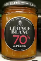Confiture 70% de pêche