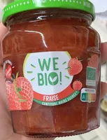 WeBio confiture fraise moins sucrée