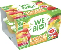Purée Pomme Panaché BIO Sans Sucres Ajoutés