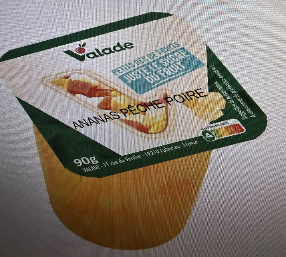 Fruits en dés