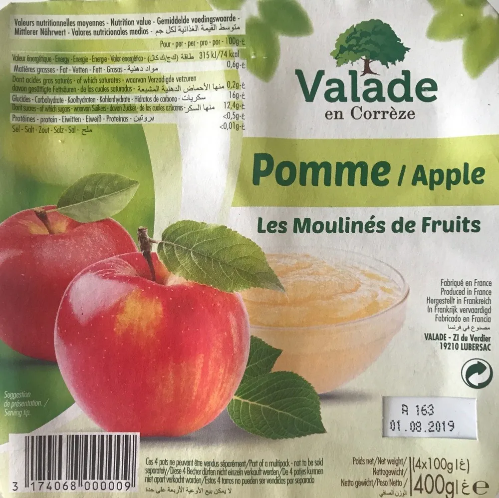 Les moulinés de fruits