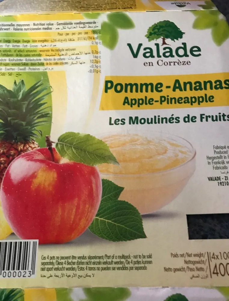 Les moulinés de fruits