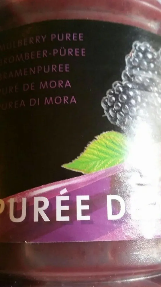 Purée de mûres