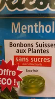 Ricola 50g s/s menthol offre éco