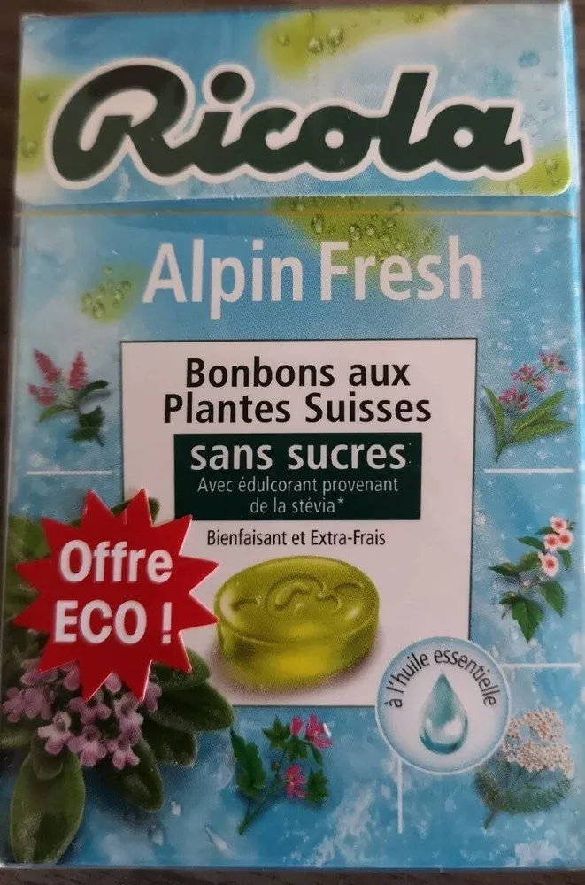 Ricola 50g s/s alpin fresh new