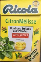 Bonbons aux plantes Suisses sans sucres - Citron mélisse