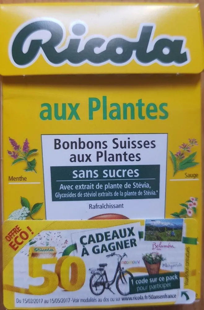 Ricola aux plantes