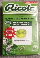 Bonbons Nicola menthe des montagnes