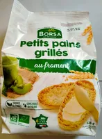 Petits Pains Grillés au Froment
