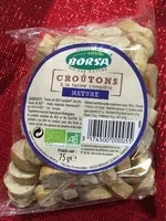 Croutons a la farine complete nature