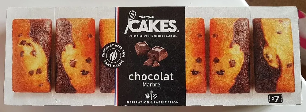 Gâteaux chocolat marbré