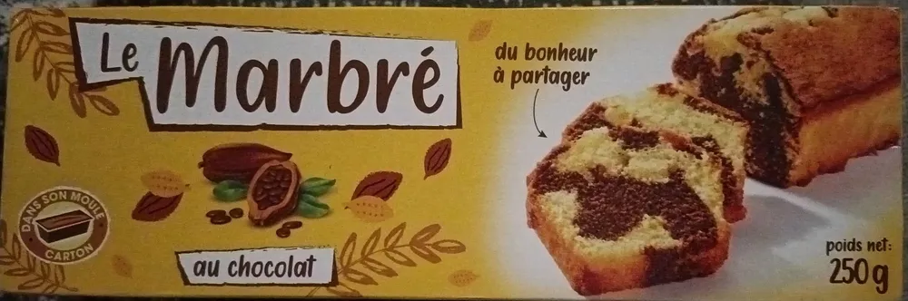marbré au chocolat