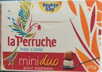 Sucre mini duo blancs/ambrés La Perruche
