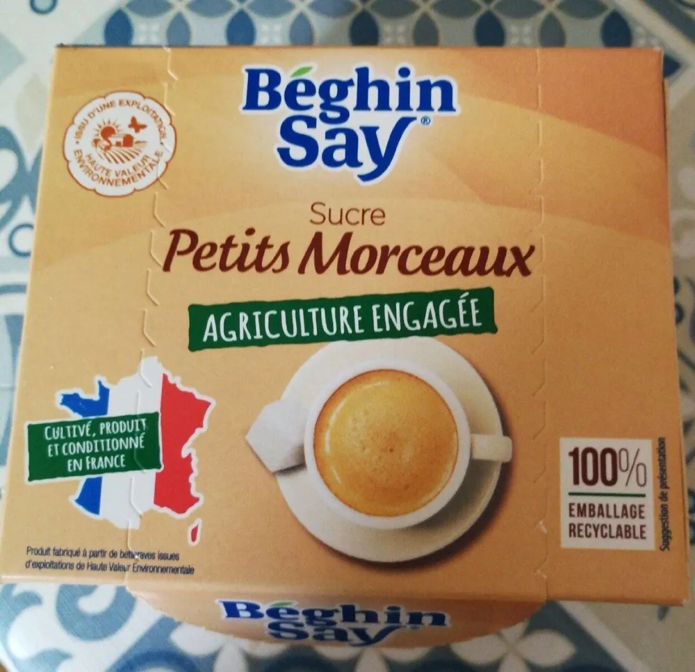 sucre petits morceaux