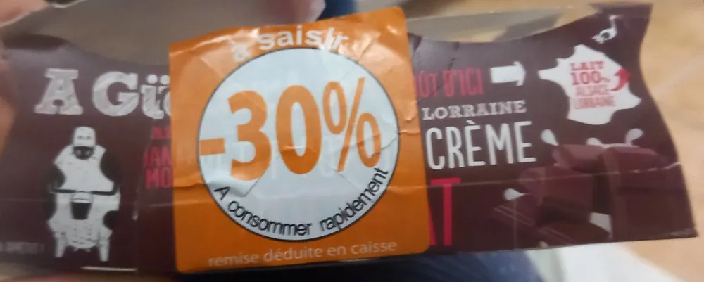 Petit pot de crème chocolat