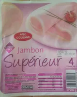 Jambon cuit supérieur avec couenne