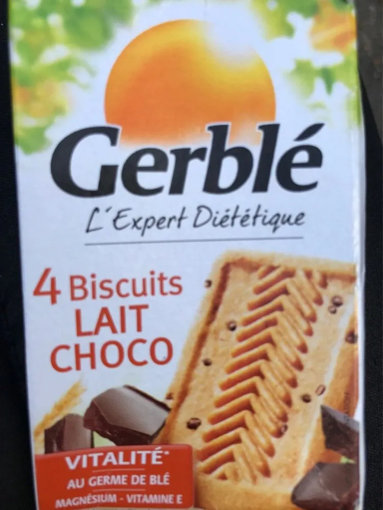 4 biscuits lait choco