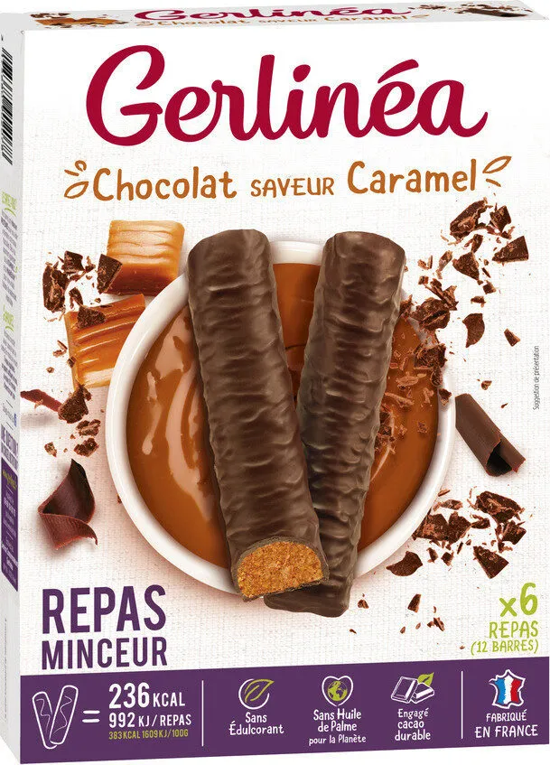Barre saveur Caramel Chocolat
