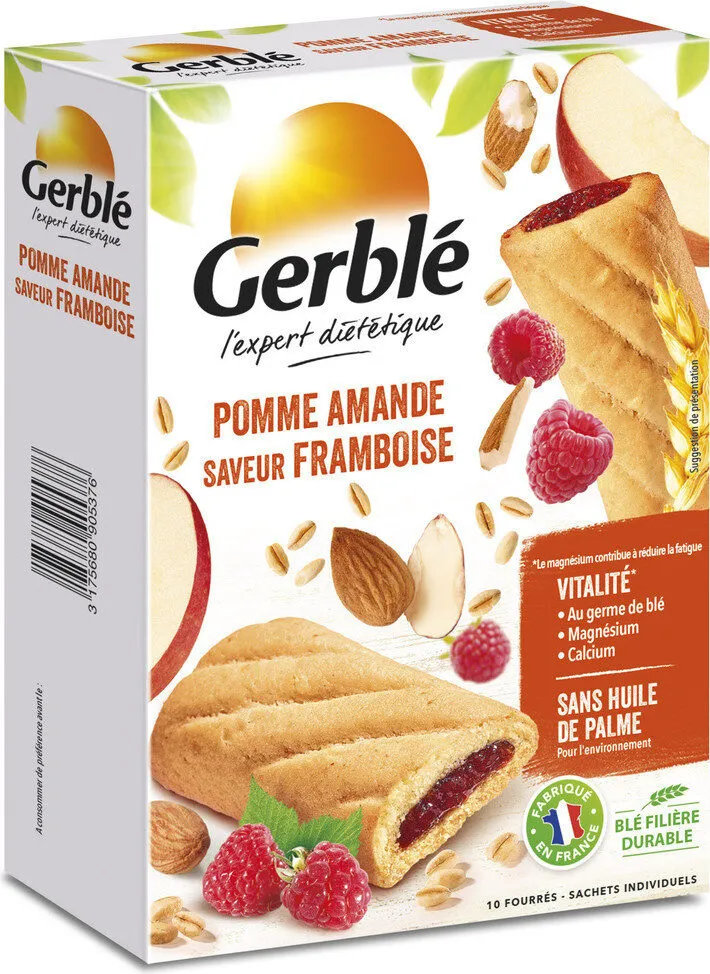 Gerblé - Apple Almond Raspberry Filled Cake, 200g (7.1oz)