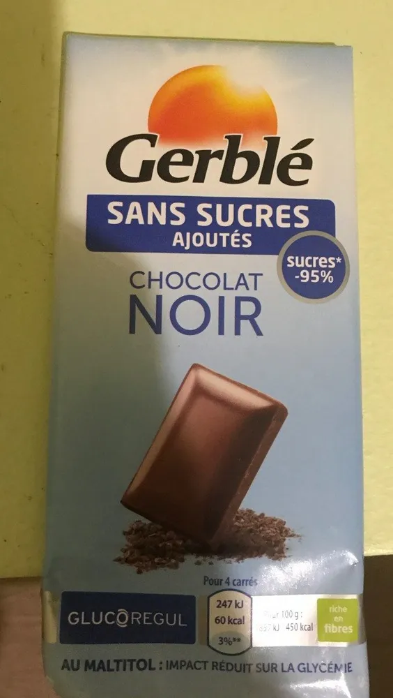 Chocolat noir sans sucres