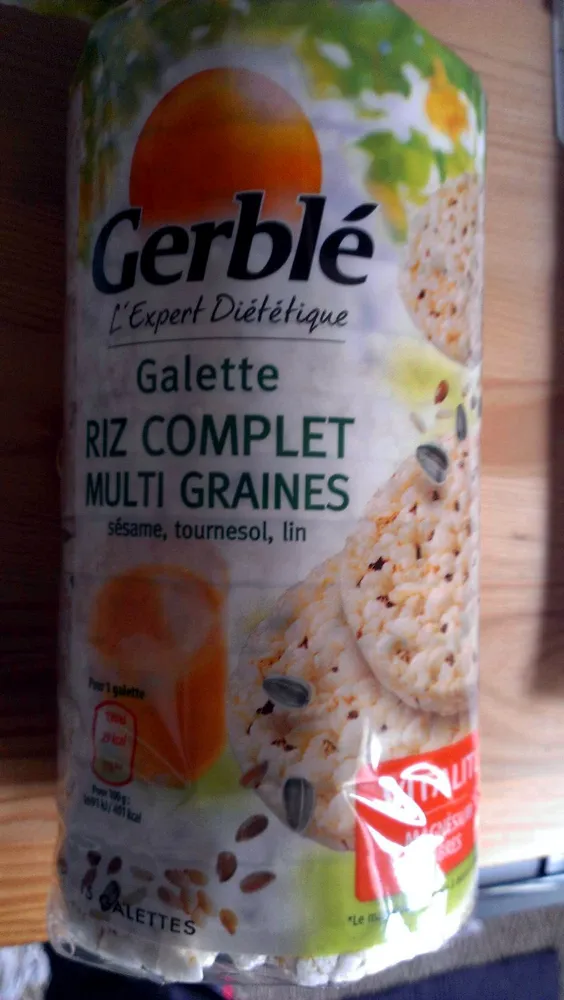 Galette riz complet multi graines
