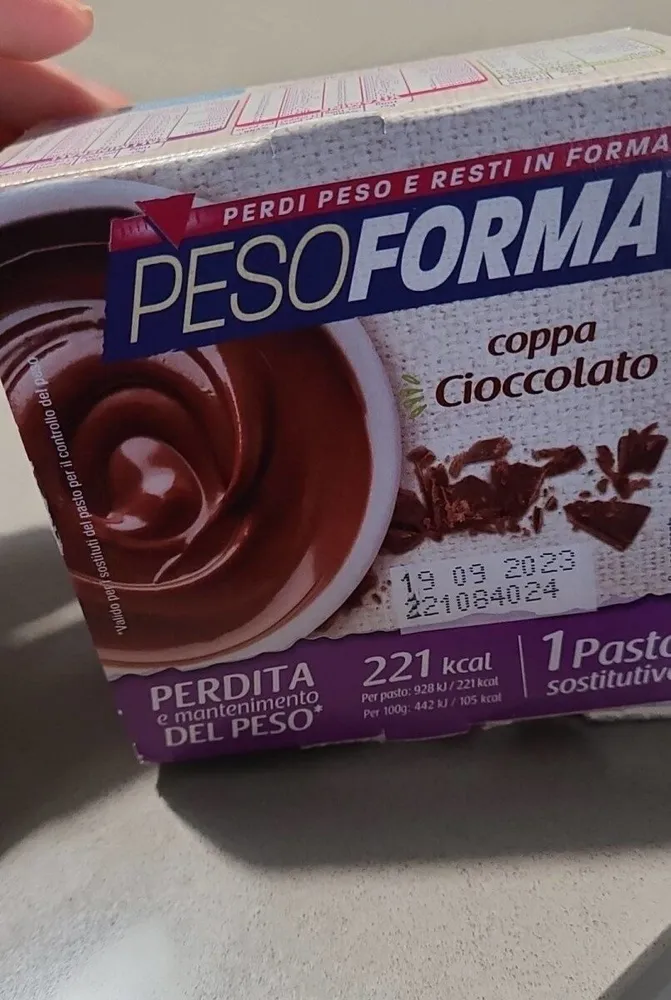 Pesoforma coppa cioccolato