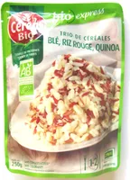 Trio de Céréales : Blé, Riz rouge, Quinoa Bio