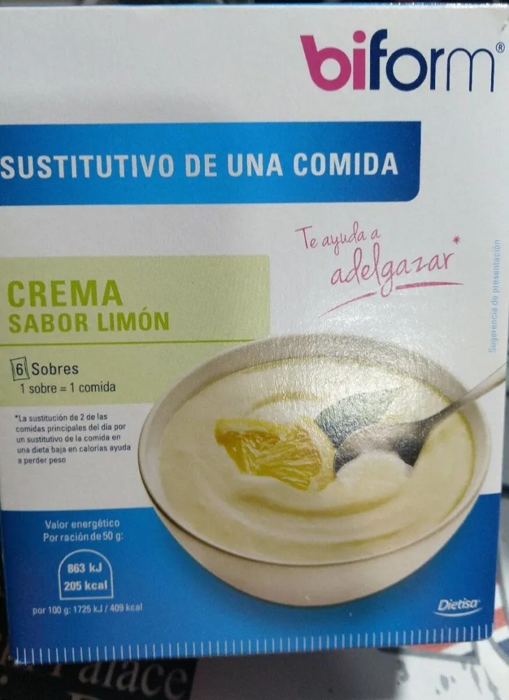 Crema sabor limón