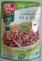 Petit cuisiné Lentilles Riz & Soja Bio