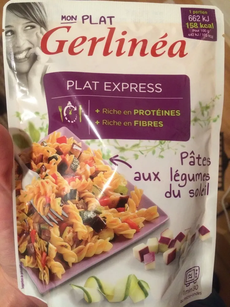 Pâtes Gerlinea  aux légumes du soleil