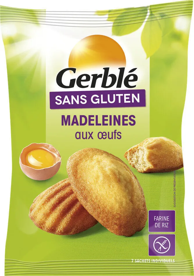 Gerble - Gluten and Lactose Free Madeleines, 200g (7.1oz)