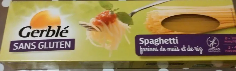 Spaghetti farines de maïs et de riz