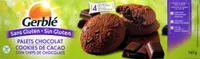 Palets chocolat cookies de cacao sans gluten