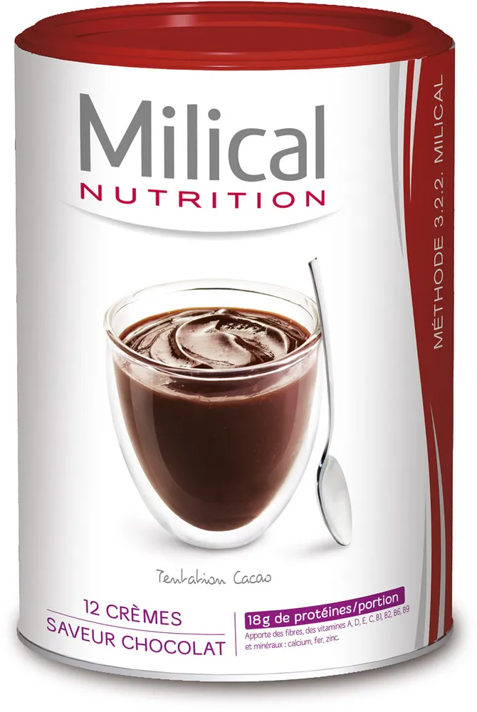Crème saveur chocolat