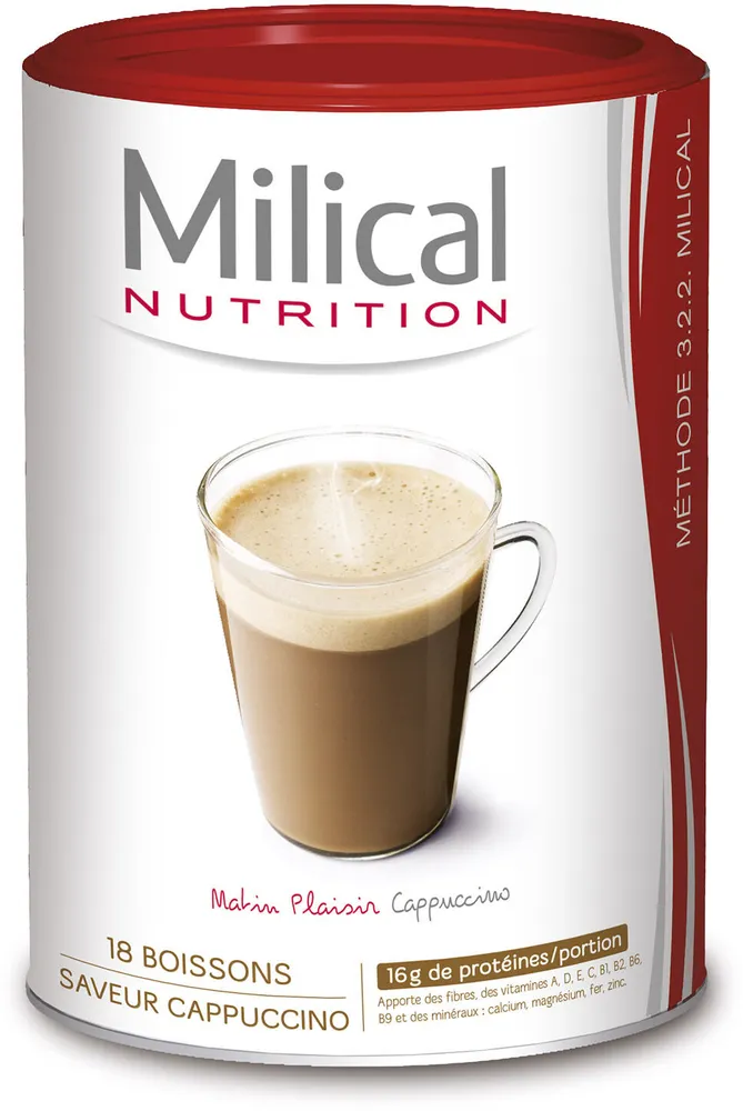 Milical Hyperprotéiné Cappuccino 18 Sachets