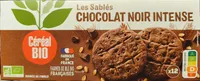 Sablés bio chocolat noir intense
