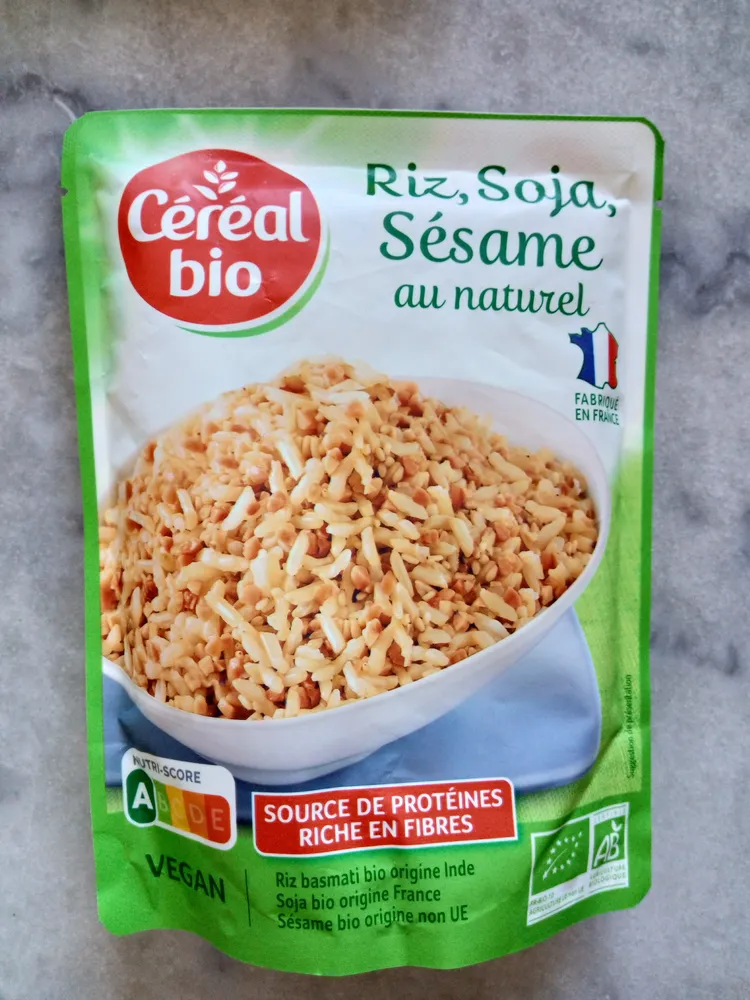 Riz, Soja, Sésame au naturel