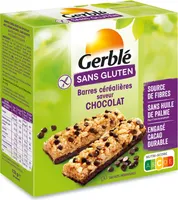 Barres céréalières saveur CHOCOLAT