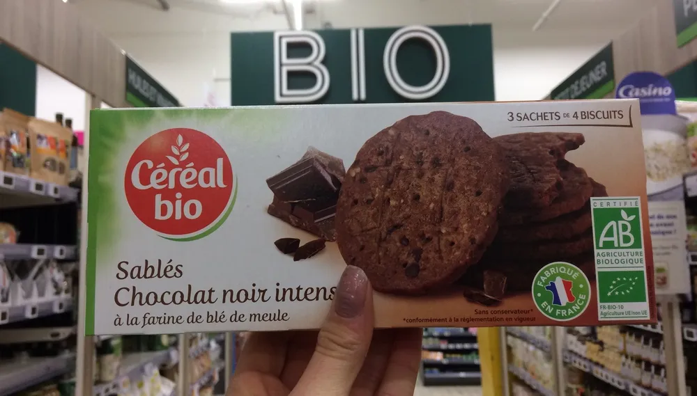 Sablés chocolat noir intense