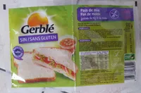 Pain de mie farine de riz et maïs
