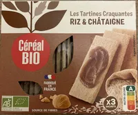 tartines craquantes riz châtaigne