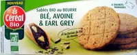 Sablés bio au beurre Blé, avoine et Earl Grey