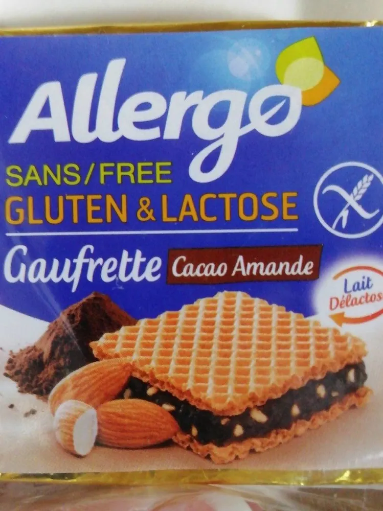 Gaufrette cacao amande