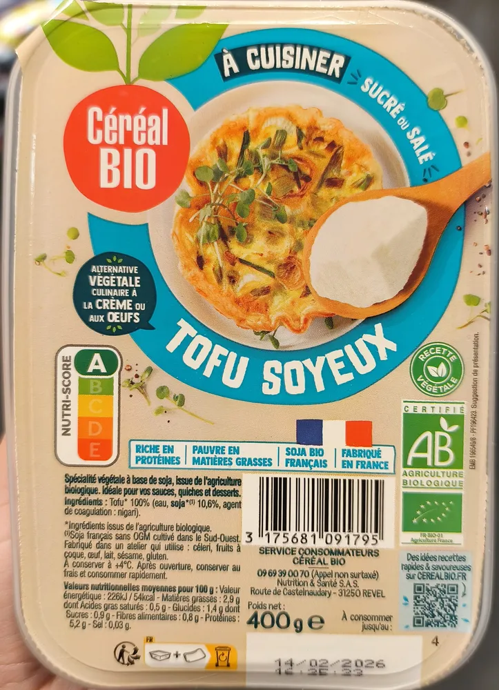 Tofu soyeux