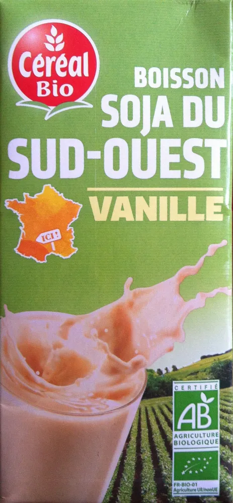 Boisson soja du Sud-Ouest Vanille